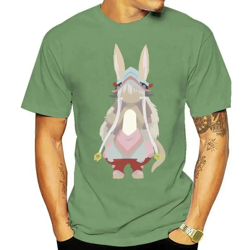 Maglietta a maniche corte da uomo ascensore musica mi fa male Made In Abyss T-Shirt da donna T-Shirt