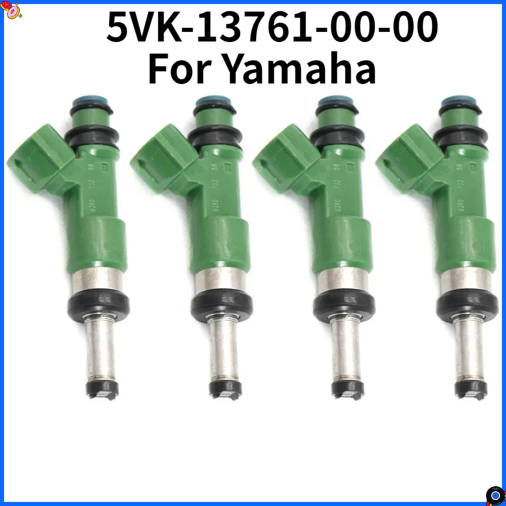 5VK-13761-00-00 4 STUKS Voor Yamaha Raptor 700 YFM700 2006-2017 Nieuwe Auto Brandstof Injectoren 5VK137610000