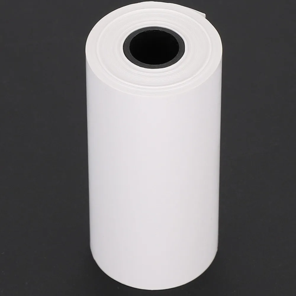 10 Rolls 57*25mm Thermal Paper Rolls with Paper Core Clear Printing POS Receipt Paper Durable Long-lasting Credit Card Paper