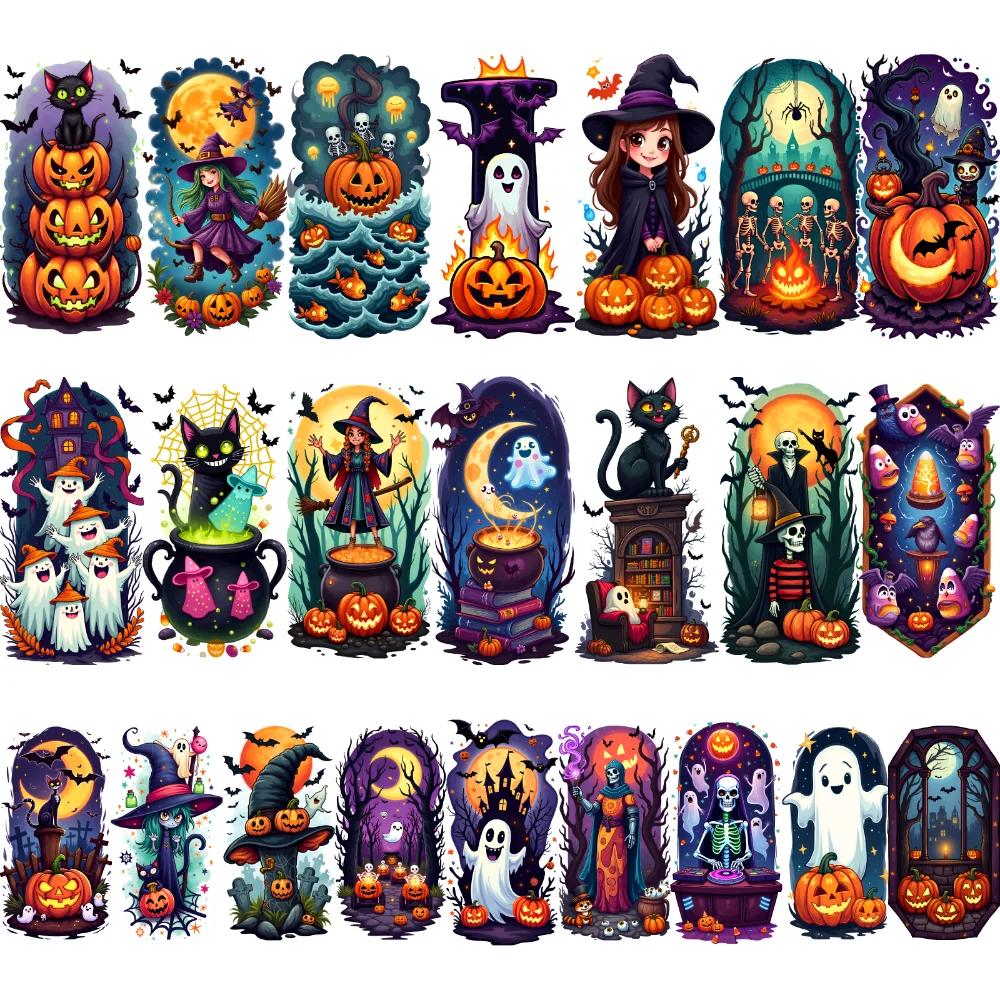 

9 шт., временные татуировки, скелет, Хэллоуин, летучая мышь, призрак, водонепроницаемые, долговечные наклейки для тела, дерево для детей, девочек, женщин