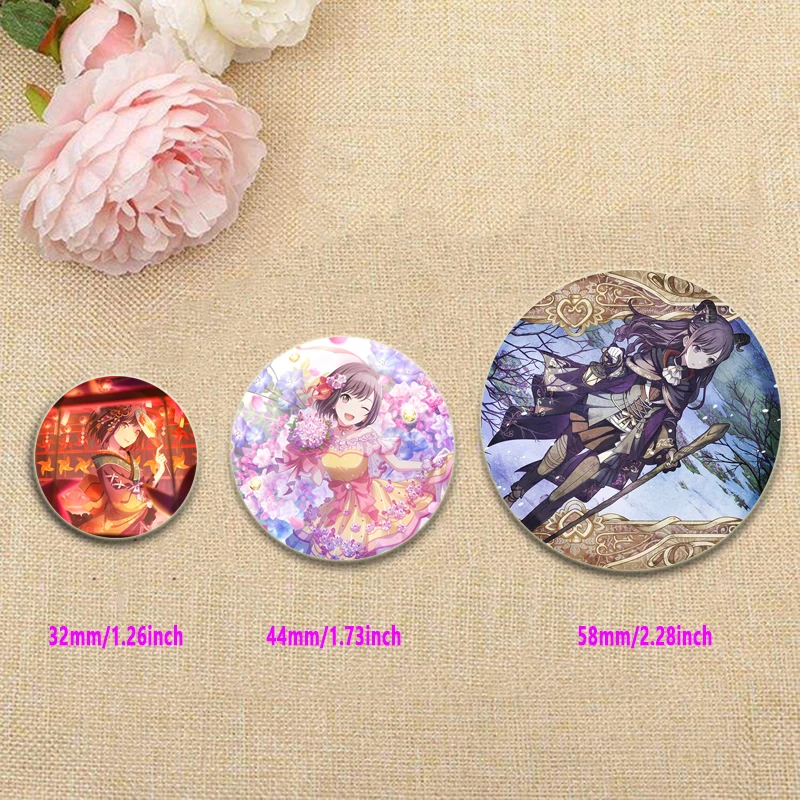 أنيمي مشروع SEKAI دبابيس Shinonome Ena الليل الكرتون شارة اليدوية زر دبابيس تأثيري تذكارية المشجعين هدية الإكسسوار