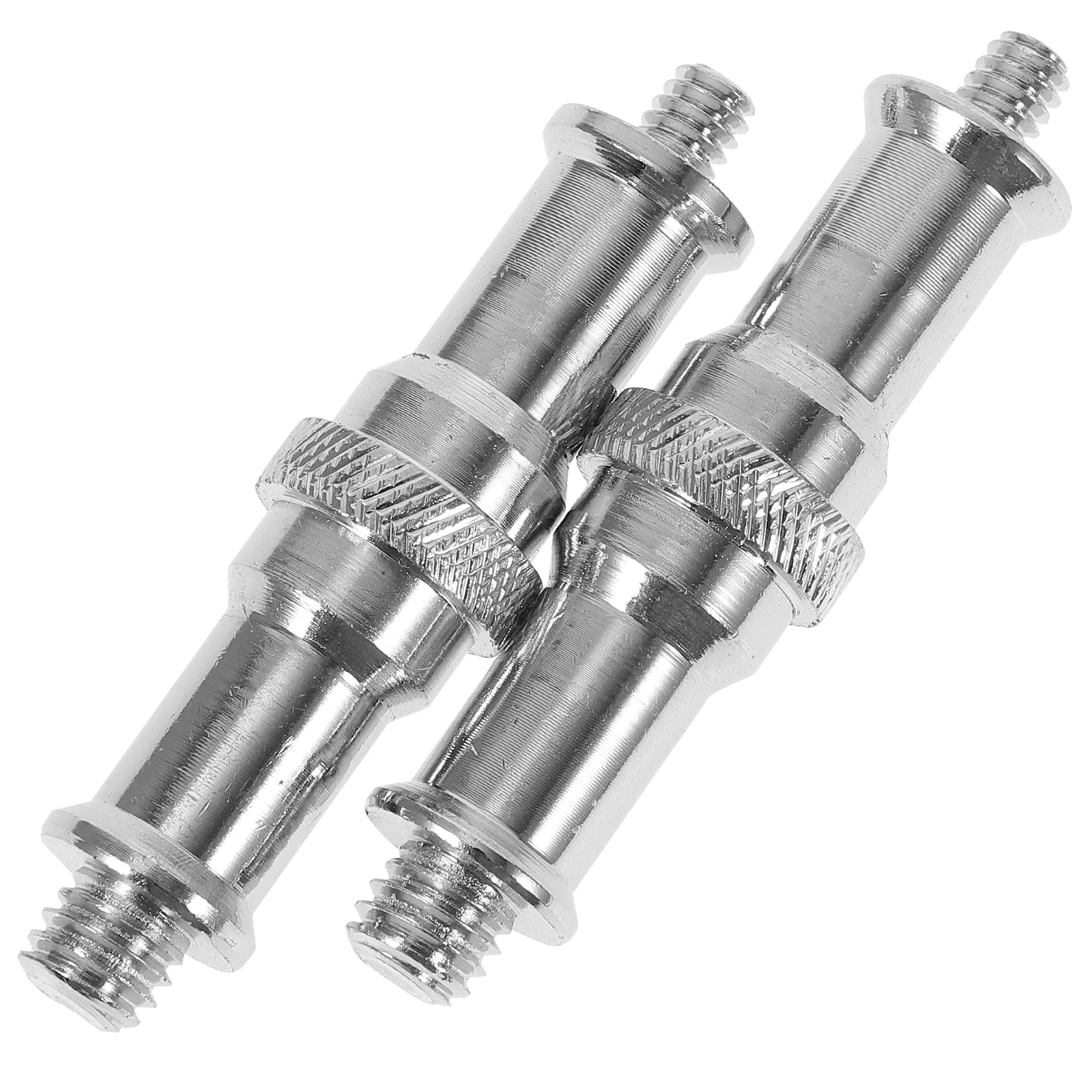

2 Pcs Adapter Spigot Stud Flash Light Stand Screw Studio Camera Threaded Studs