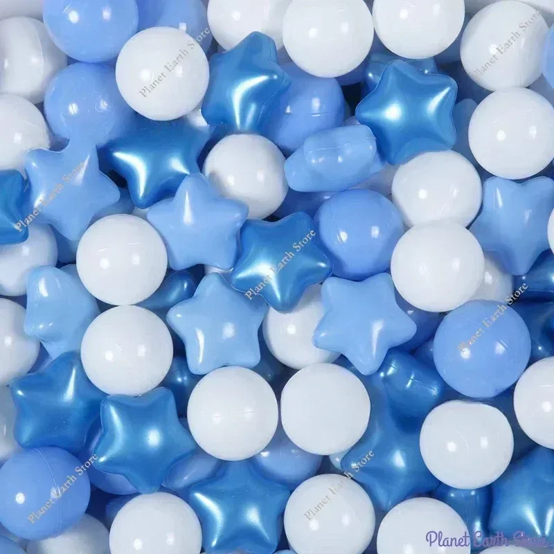 50/100Pcs Outdoor Sport Ball Bunte Weiche Wasser Pool Ozean Welle Ball Fünfzackigen Stern Form Ball Lustige spielzeug für Kinder 5,5 CM/6CM