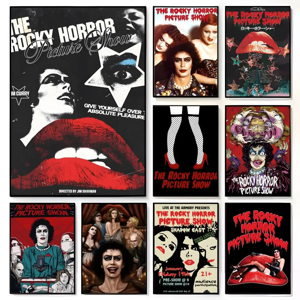 Kultklassiker, musikalischer Film, T-The Rocky Horror Picture Poster, amerikanischer Film, Wandbild, Heimdekoration, Kinderzimmer, Wanddekoration, Druck