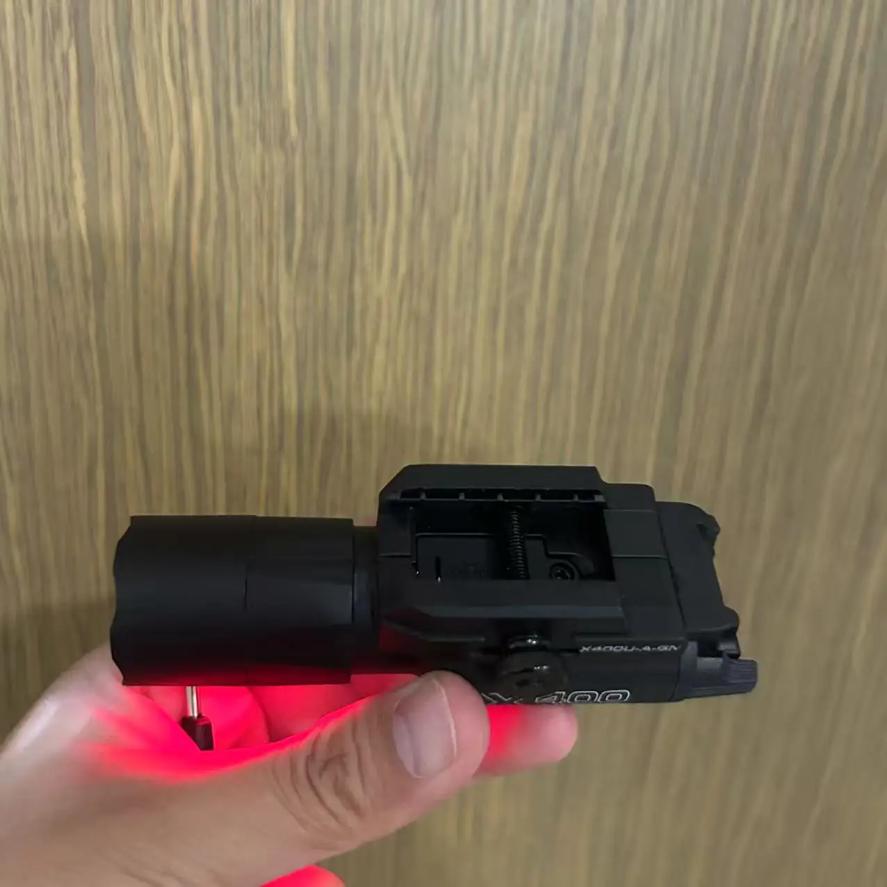 X400U Tactical Infrared Laser Flashlight Nylon Rail Mount Adjustable for G17 P1 Airsoft Toy Guns Shockproof Lightweight