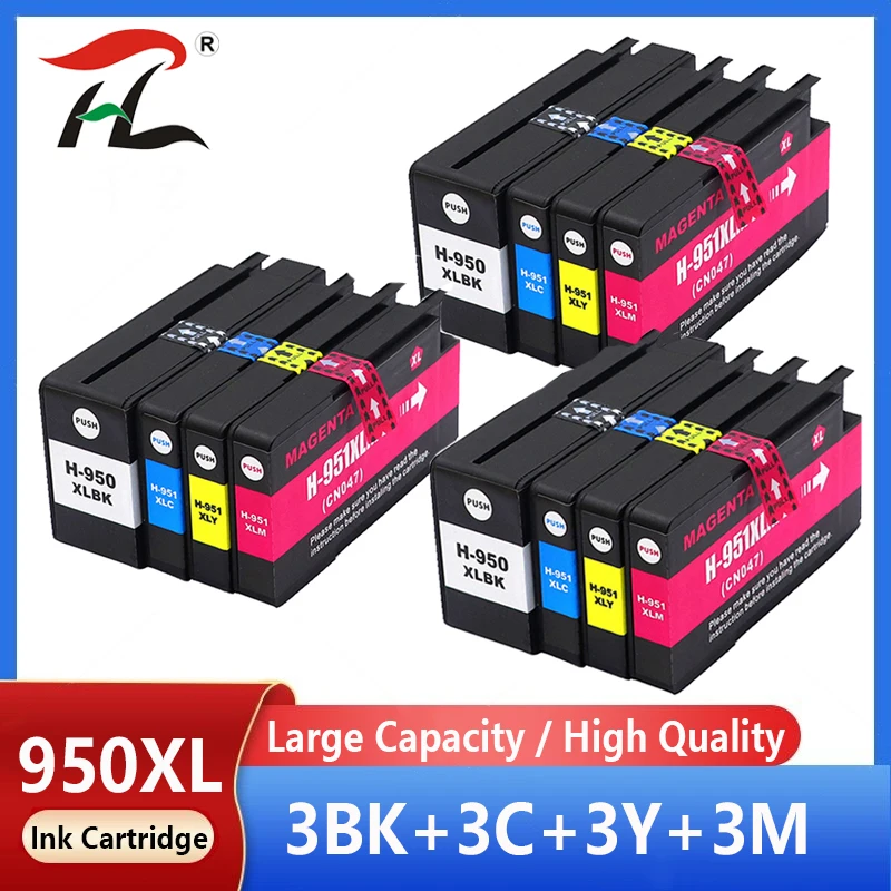 

Compatible for HP 950XL for 951XL For HP950 ink cartridge 950 951 Officejet Pro 8600 8610 8615 8620 8630 8625 8660 8680 Printer