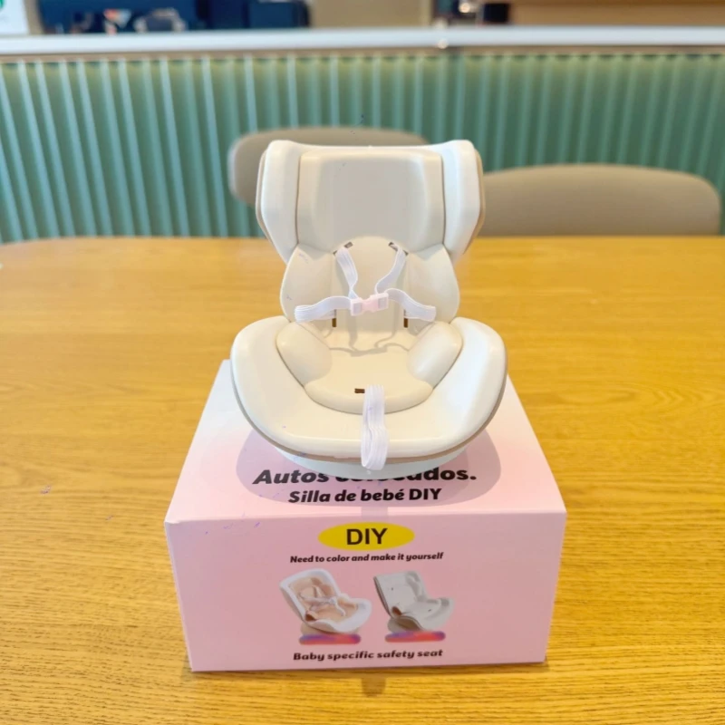 Voor Labubu Pop Zitje Creatieve DIY Accessoires V2 V3 Auto Luchtuitlaat Labubu Zetel Auto Accessoires Mode Speelgoed Verjaardagscadeau