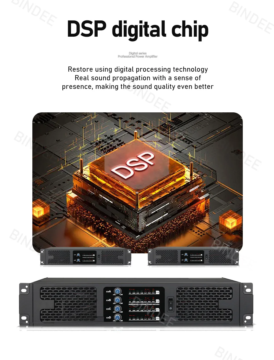 Panel de amplificador SIKETEER