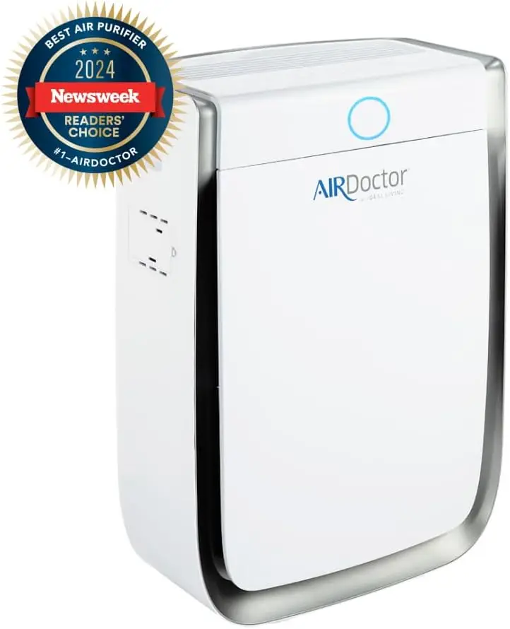 AIRDOCTOR AD3500 Air Purifier for Home and Large Rooms Up to 1260 sq. ft. 2x/hour | UltraHEPA, Carbon, VOC Filters