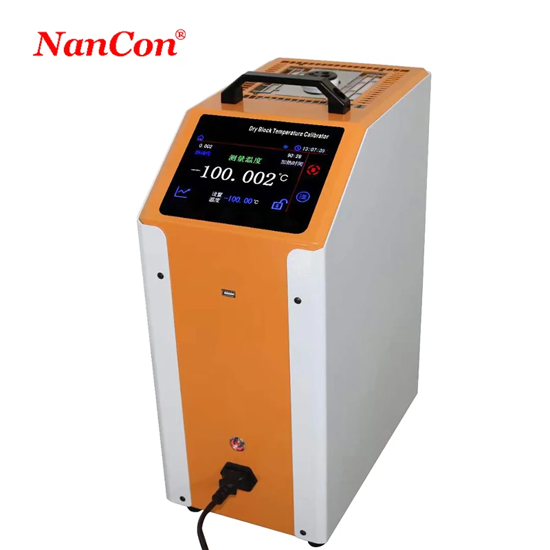 -100℃ ~ 50℃ High Performance Touch-screen Portable Dry Block Temperature Calibrator