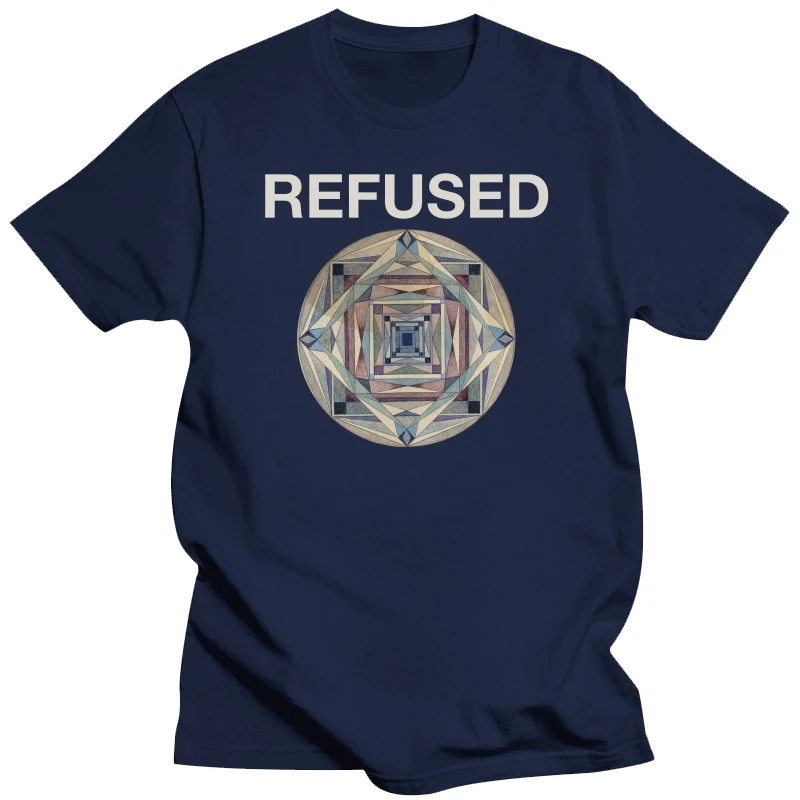 Refused Freedom Album Logo Men'S Black T-Shirt Size S M L Xl 2Xl 3Xl Custom Special Print Tee Shirt