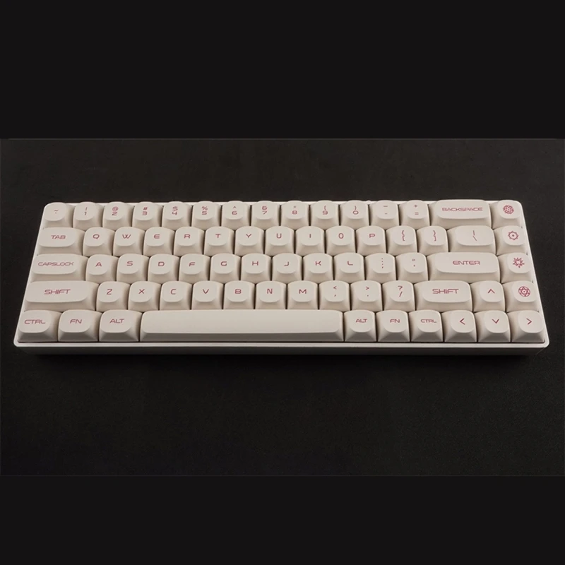 

126 Keys Keycaps White Theme Height PBT Dye-Sub Keycaps for MX-Switch Mechanical Keyboard Cartoon Drop Shipping