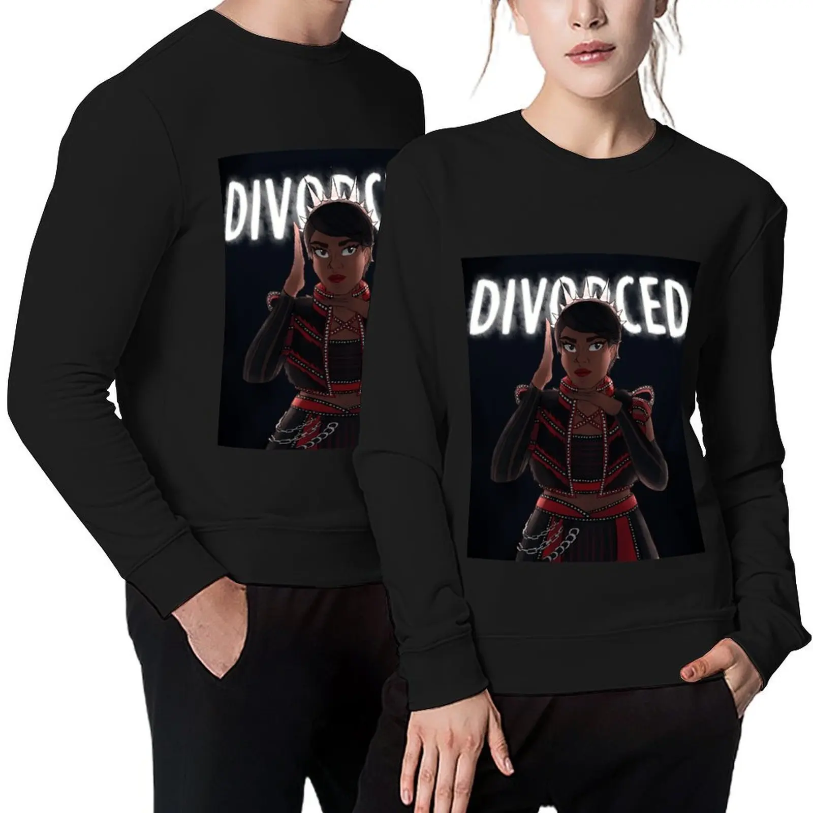 

Anne of Cleves - SIX Pullover tracksuit men winter clothes autumn new products men's winter sweater anime sweatshirt