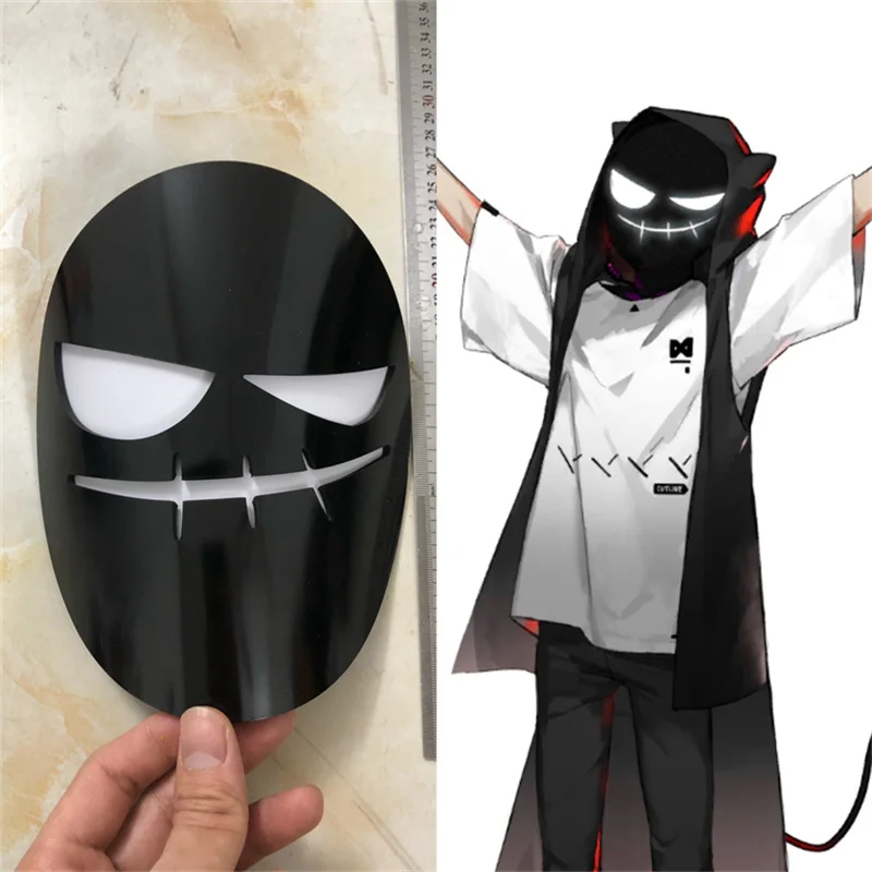 

3 Types Game Arknights Virtual Singer D.D.D. Destructive Dragon Demon Cosplay Mask Halloween Party Cosplay Accessory Prop