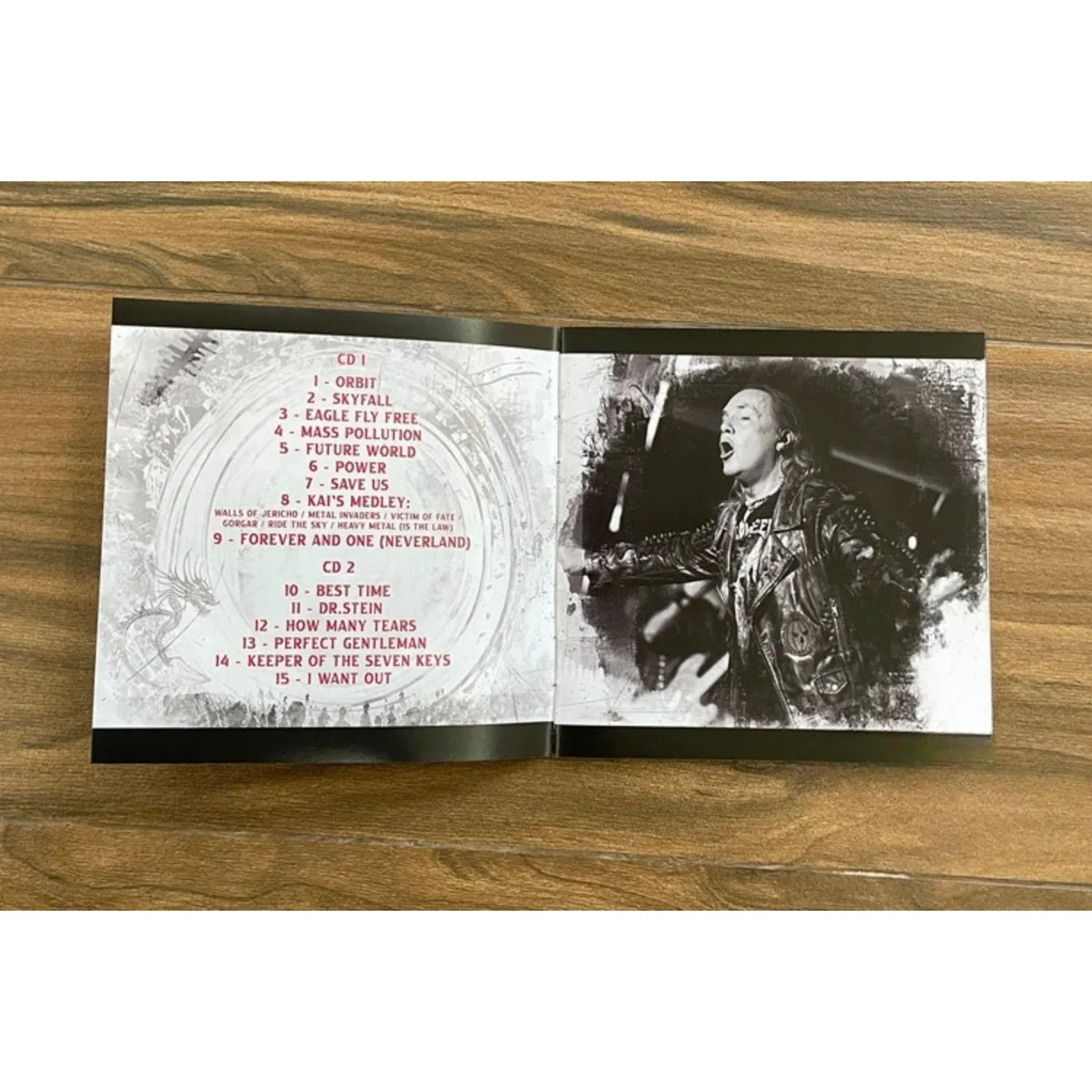 Heavy Metal Live Themed CD Album, Japanese Architecture & Pumpkin Art Cover, High-Fidelity Live Performance Media for Rock Fans - view 4