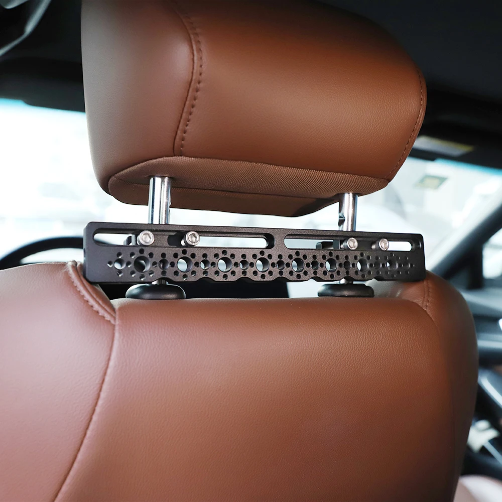 Painel de liberação rápida interior automotivo usado para instalar gaiola de câmera de placa de queijo no bloco de trilho guia, poro de 1/4 polegadas 3/8 polegadas