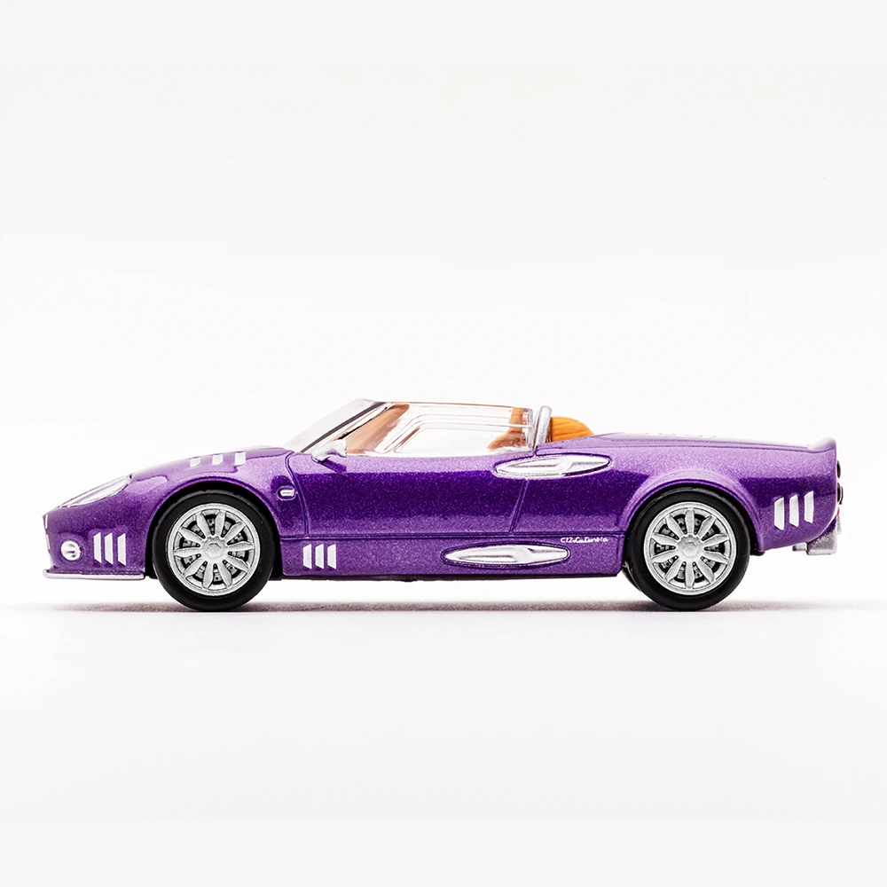 DCT 1/64 Spyker C12 Model Sports Car Vintage Cars JDM Vehicle Diecast Car Collection Toy Station Vehicle