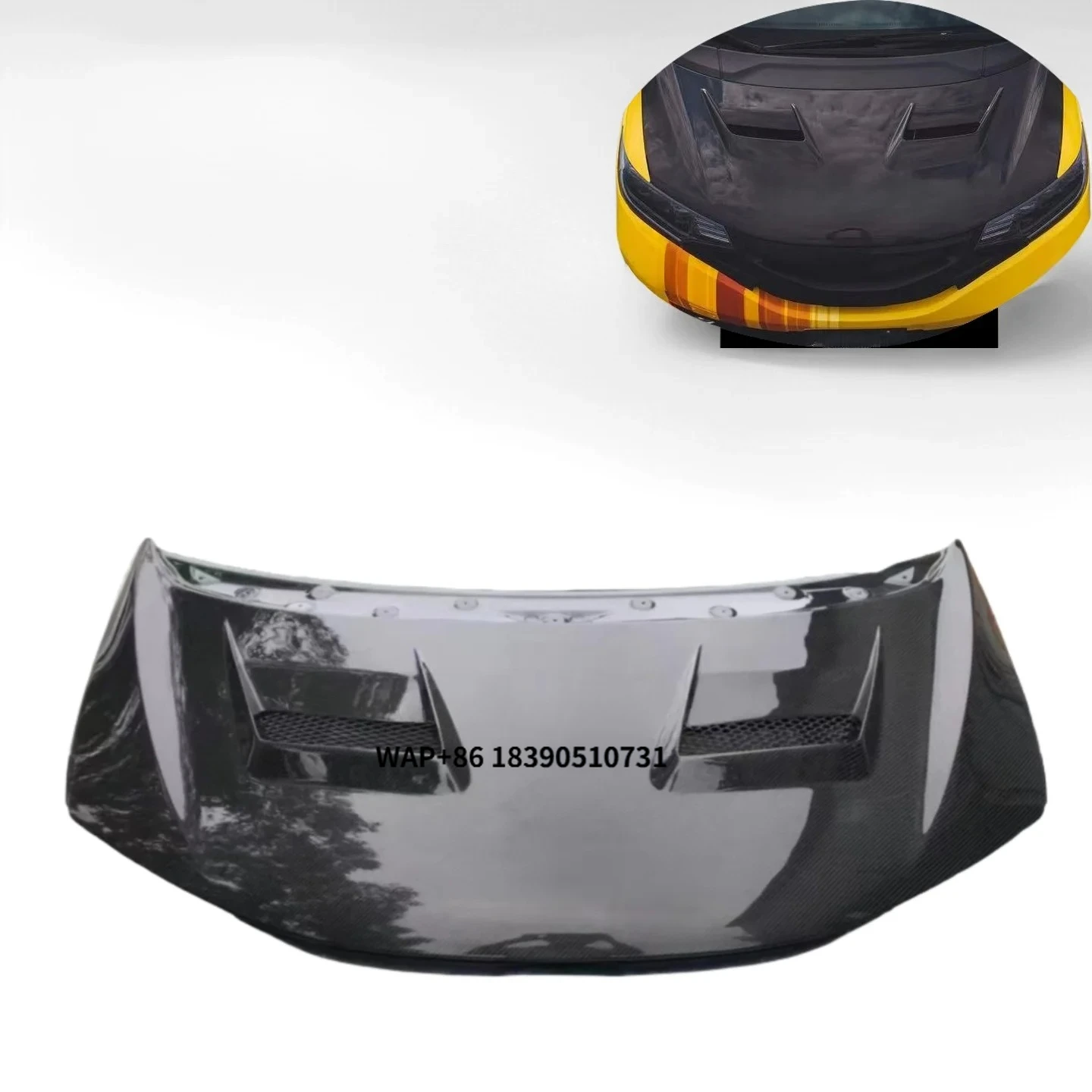 

High Quality Carbon Fiber Hood for 2014-2018 Fit Jazz GK5 Lightweight High Strength Auto Body Part Customized