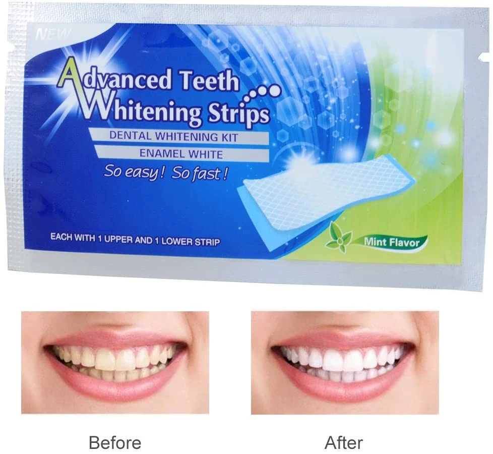 Professional Gel Teeth Whitening Strips Bleaching Mouth Odour Removal Stain Bad Breath Oral Hygiene Care Dental Whitening Tools