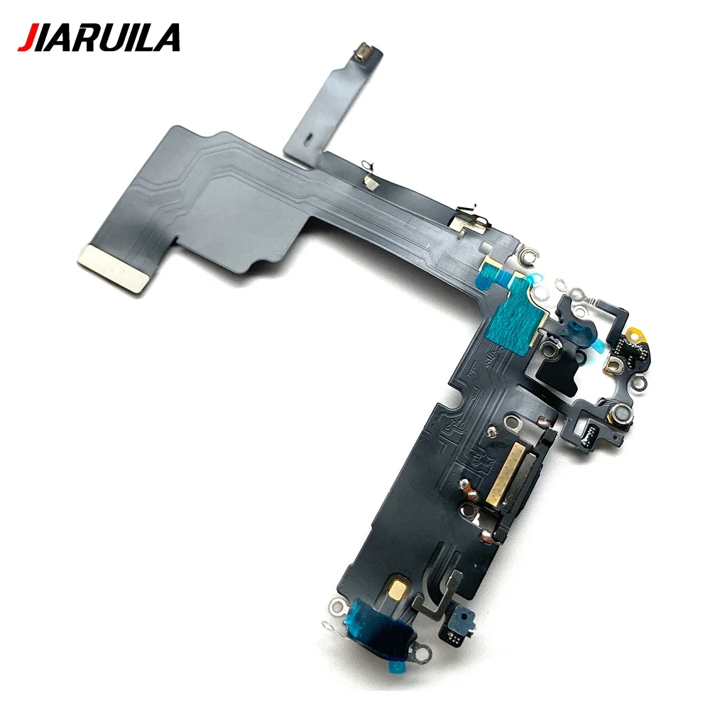 Dock Connector Micro USB Charger Charging Port Flex Cable Board With Mic Microphone For Iphone 15 Pro Max Plus