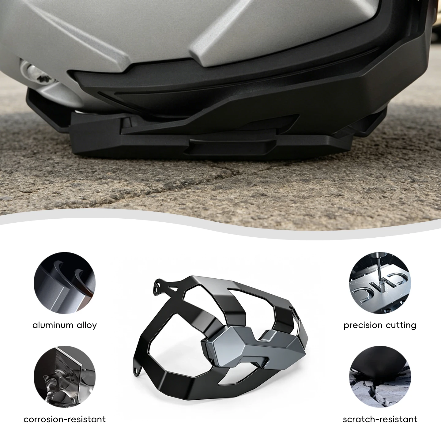 Picture 5: New Scrambler Cylinder Head Guard R9T Engine Guard Cover Protector Motorcycle FOR BMW R NINE T 2017-/ PURE/ SCRAMBLER/ URBAN G/S
