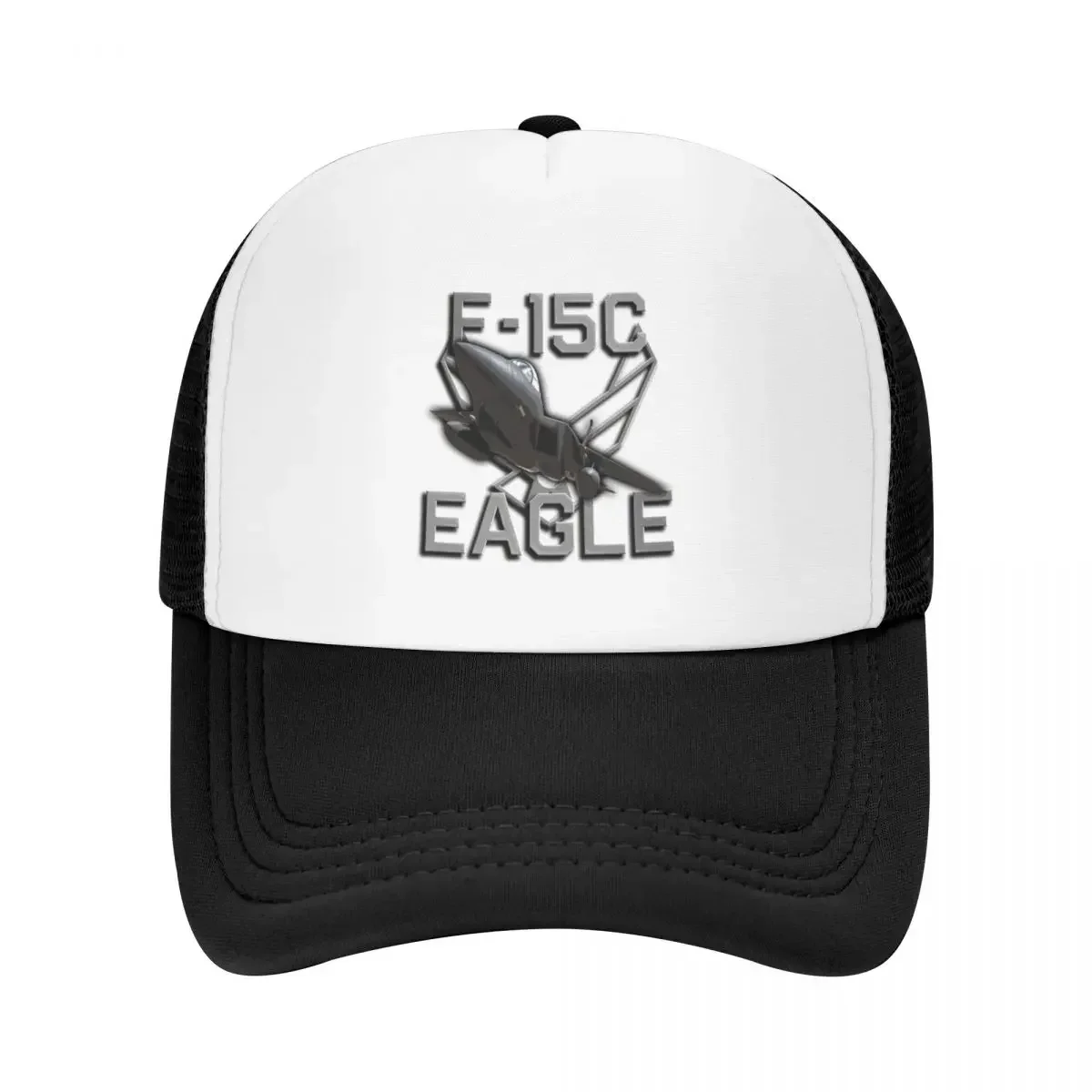 F-15C EAGLE - 03 - Cutout Style Graphic Baseball Cap Golf Wear Military Tactical Cap Trucker Hats For Men Women's