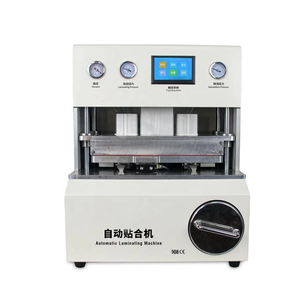 

908 2-in-1mobile Phone Repair Tool Automatic Fitting Machine for Removing OCA Liquid Foam From Curved Screens
