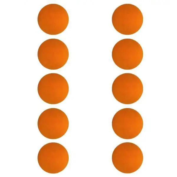 2-6pack 10 Pieces EVA Foam Golf Swing Exercises Practice Training Balls Orange