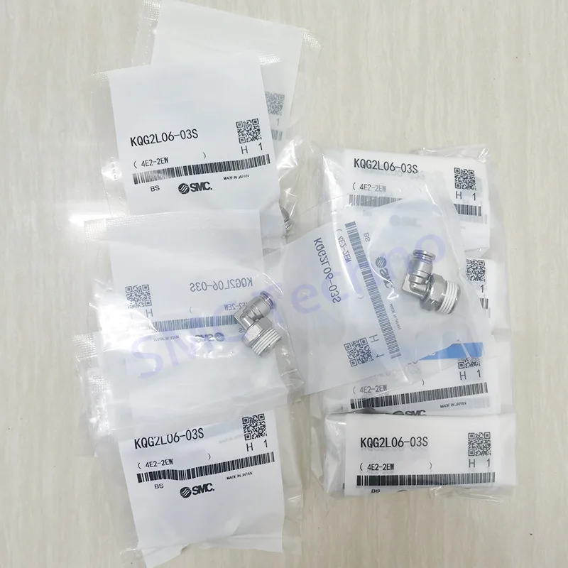 SMC Original KQG2L06-03S Stainless Steel Quick Connector KQG2L06 Series KQG2L06-M5-01S-02S