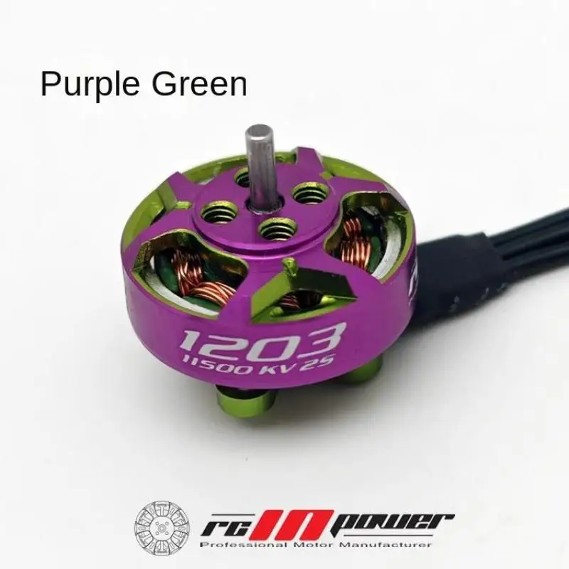 Rcinpower GTS V3 1203 브러시리스 모터, 2-3 인치 프로펠러 RC FPV 레이싱 드론 쿼드콥터 DIY용, 11500KV, 2S, 8000KV, 6000KV, 1/4 개