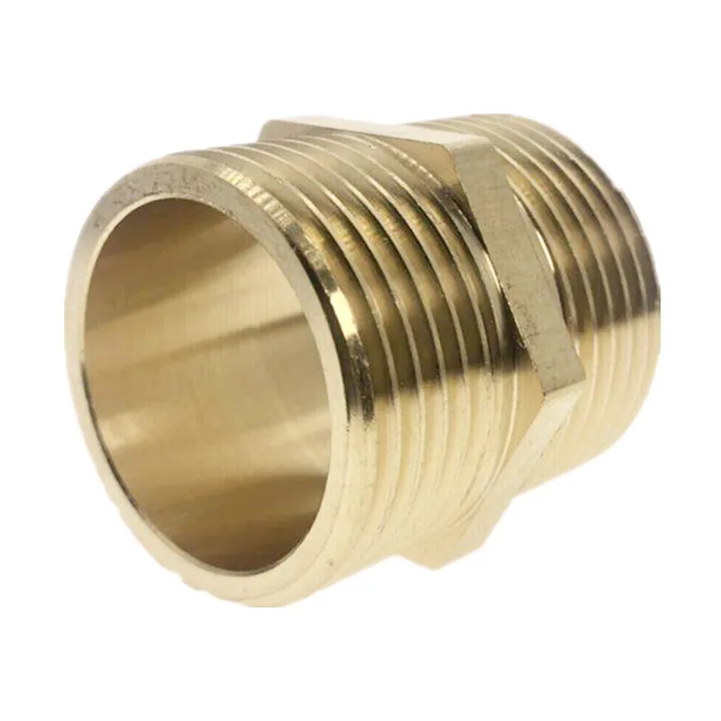 Brass Pipe Hex Nipple Fitting Quick Adapter 1/8