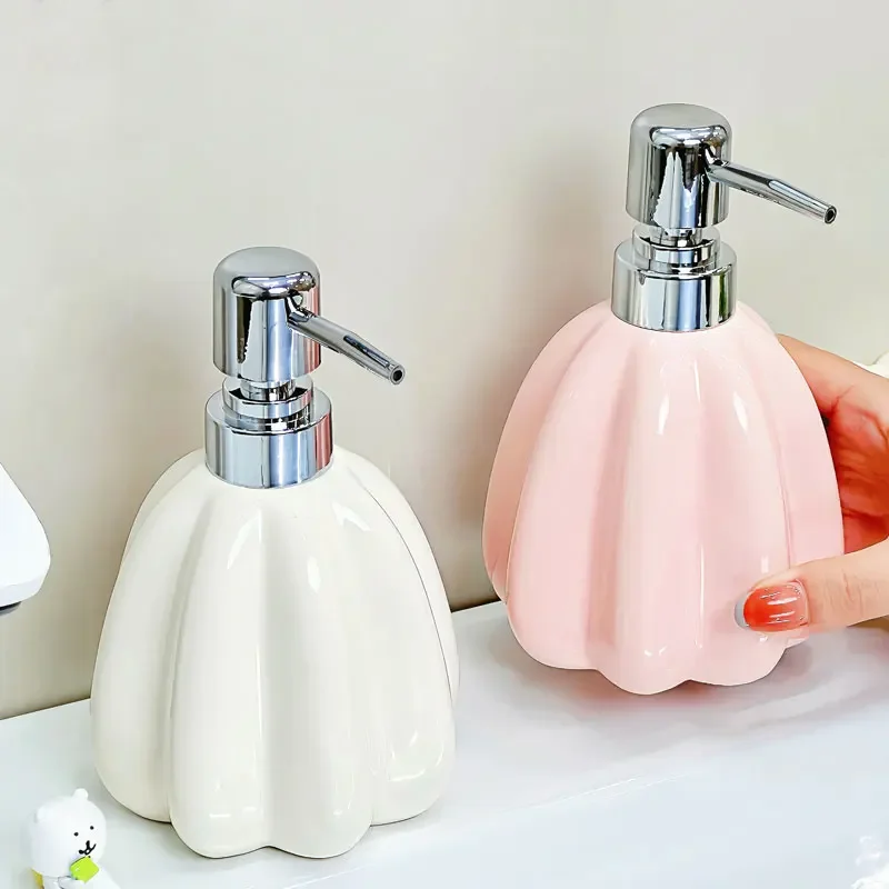 

soap dispenser Creative lotion Bottle Household Toilet Shower Gel Hand Wash Liquid Press Split Bottle Ceramic shampoo dispenser