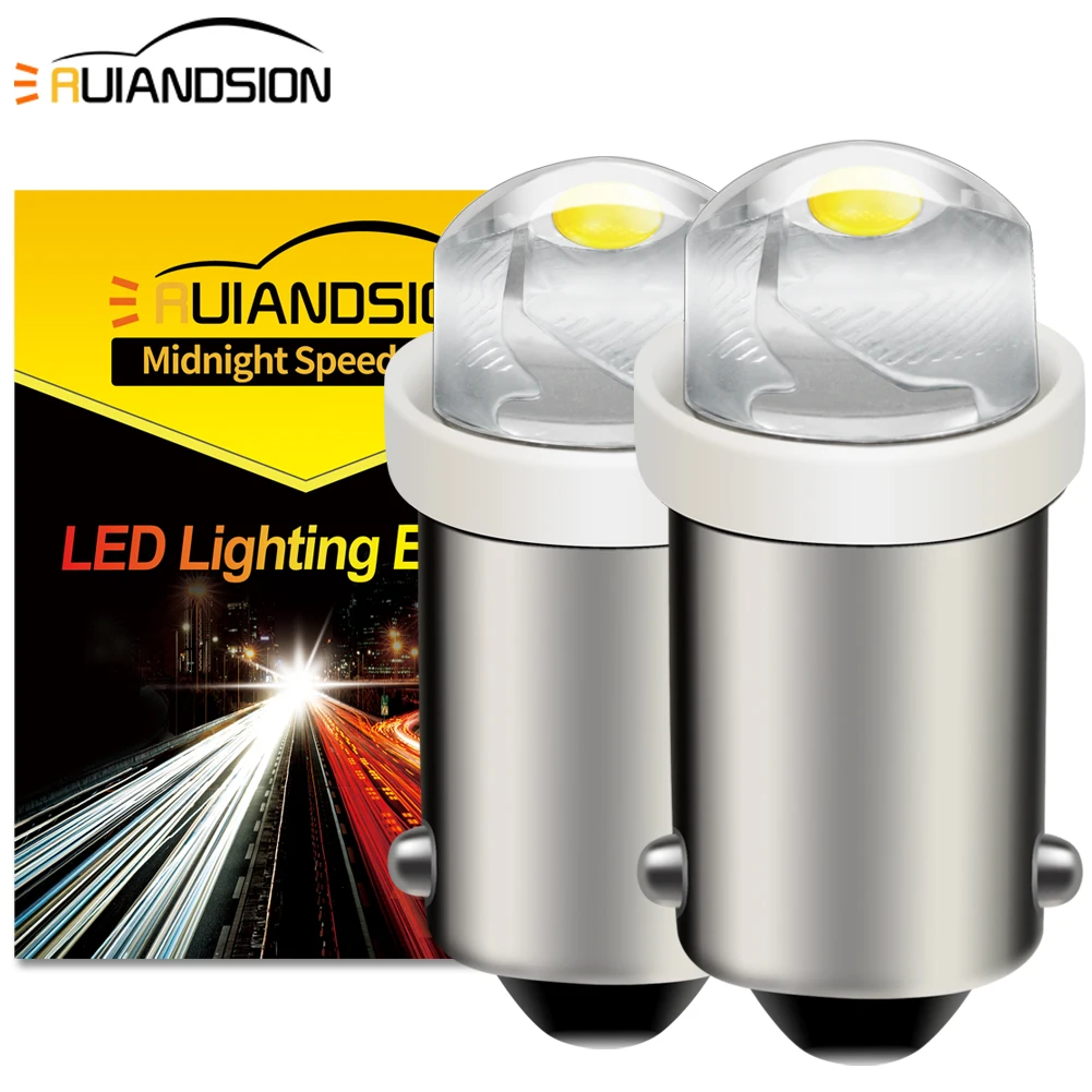 

2Pcs BA9S LED BAX9S BAY9S LED 6V 12V LED For Car Reverse Rear Fog Light Trunk Lamp 6000K Fit Auto Truck Interior Reading Lights