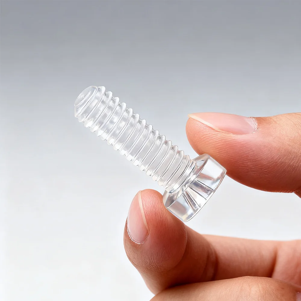PC Clear Phillips Round Head Screws M2M2.5M3M4M5M6M8 Transparent Insulating for Electronics LED Acrylic Showcases Display Bolts