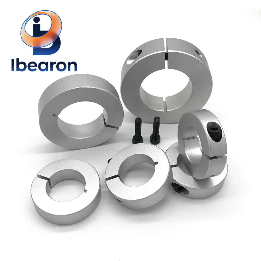 

5PCS 12x30x10mm SBR Open End Clamp Ring Aluminum Alloy Shaft Collar for SBR12 Linear Rail Axial Limit Thrust Bearing Accessory