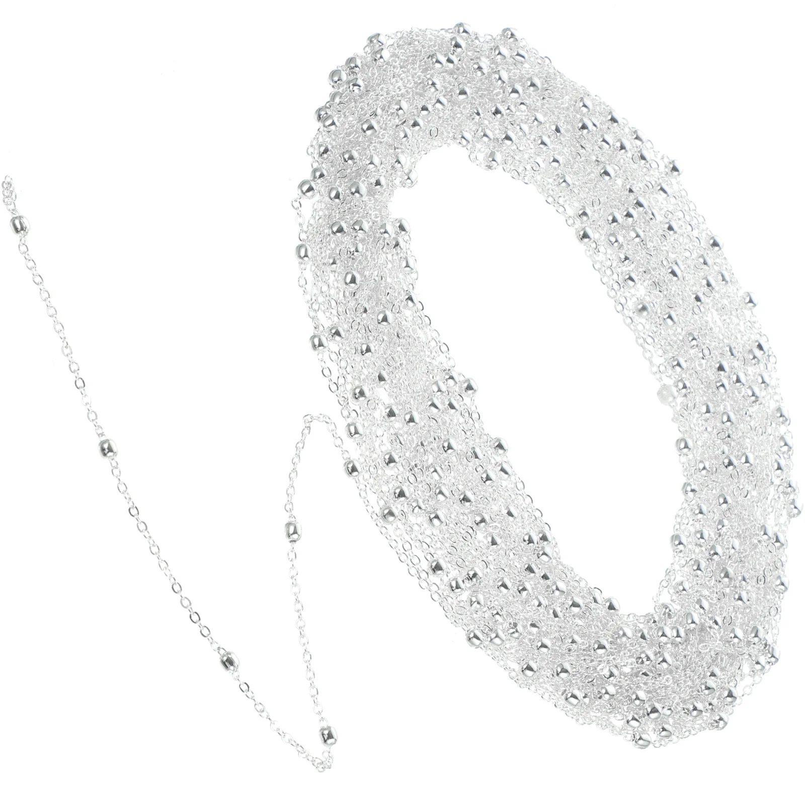 

1 Roll Necklace Jewelry Chain Durable for DIY Necklace Making Supplies Fine Workmanship Suitable for Parties Jewelry Chains