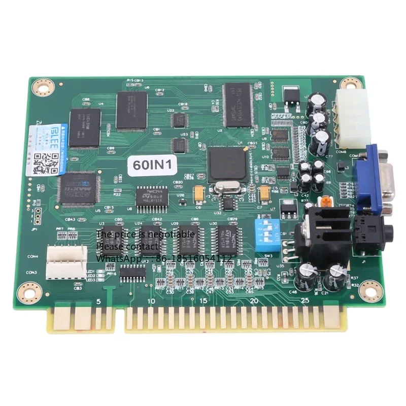 

60 in 1 Classical Game Pcb Board for Jamma Arcade Game Machine Vertical Video Cga Vga Output Table Top Coin Operated Arcade Acce
