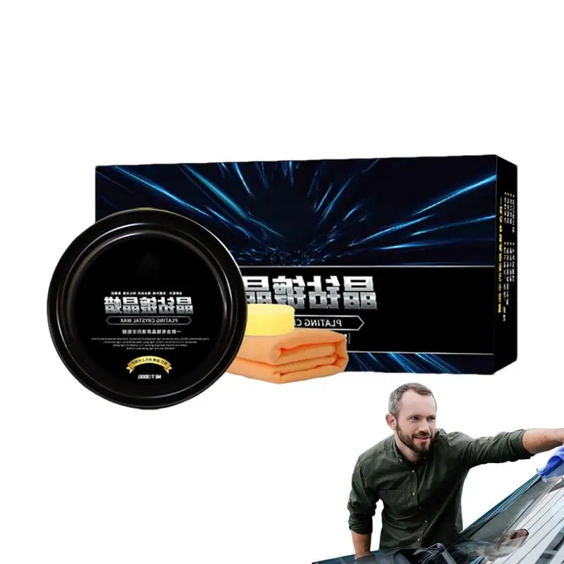 

Car Wash Wax Dust-Proof Nano Wash Wax Portable Vehicles Polishing Wax For Travel Daily Life No Damage Wash Wax For Commuting