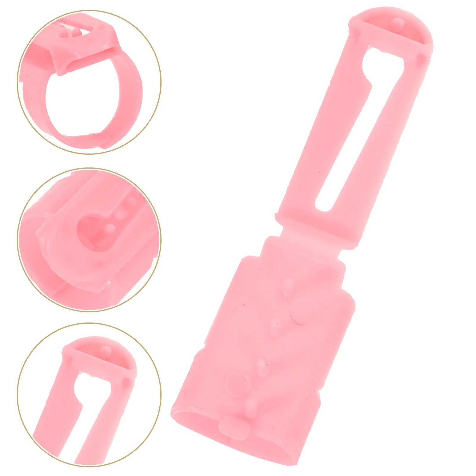 

10Pcs Adjustable Plastic Crochet Rings Yarn Guide Finger Knitting Loops Durable Thread Guide Tool Crochet Ring