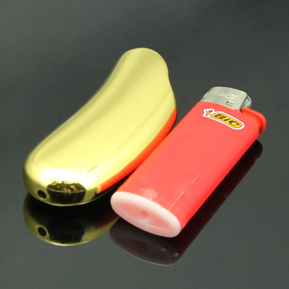 Ice Mirror Metal Lighter Case For Bic J5 Mini Lighters Sleeve Disposable Casket Lighter Shell Cover Holder Smoking Accessories