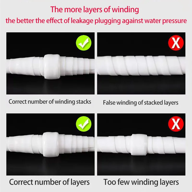 Black Self-adhesive Waterproof Tape With High Pressure Resistance And Strong Leak-stopping And Water-stopping Repair,1Roll