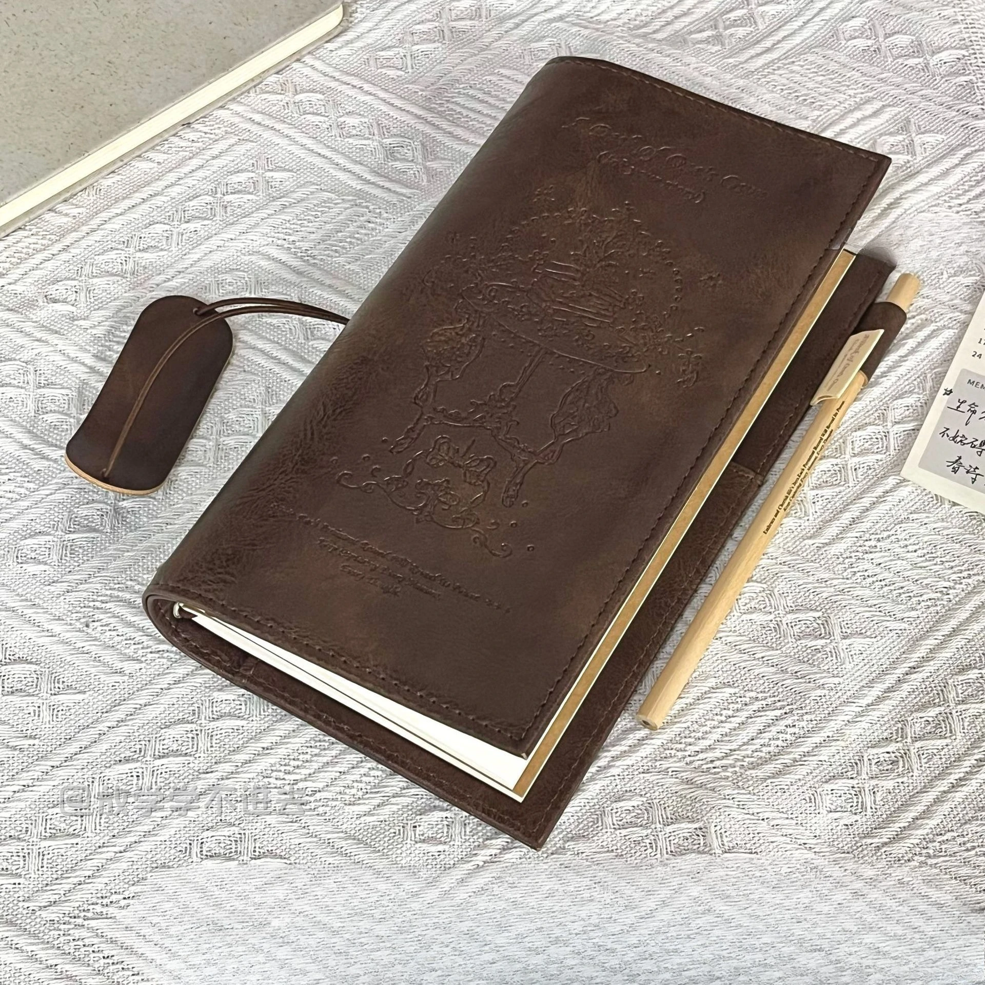 Vintage Black Notebook PU Leather Blank Kraft Diary Note Book Journal Sketchbook Stationery School Office Supplies - view 3