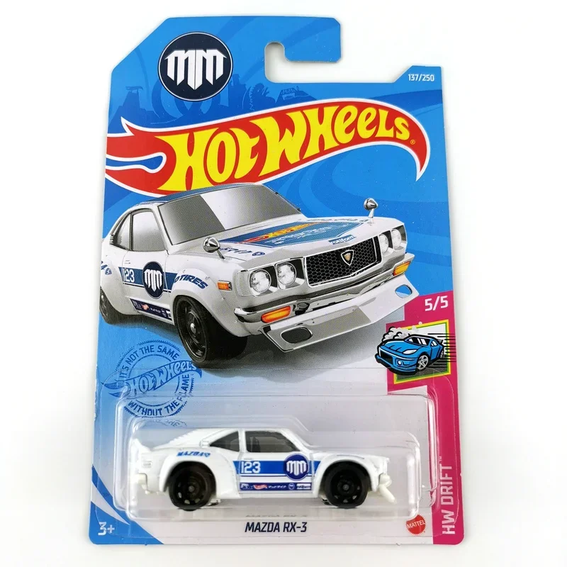 Hot Wheels Cars 1/64 MAZDA RX-3  series Metal Diecast Model Collection Toy Vehicles