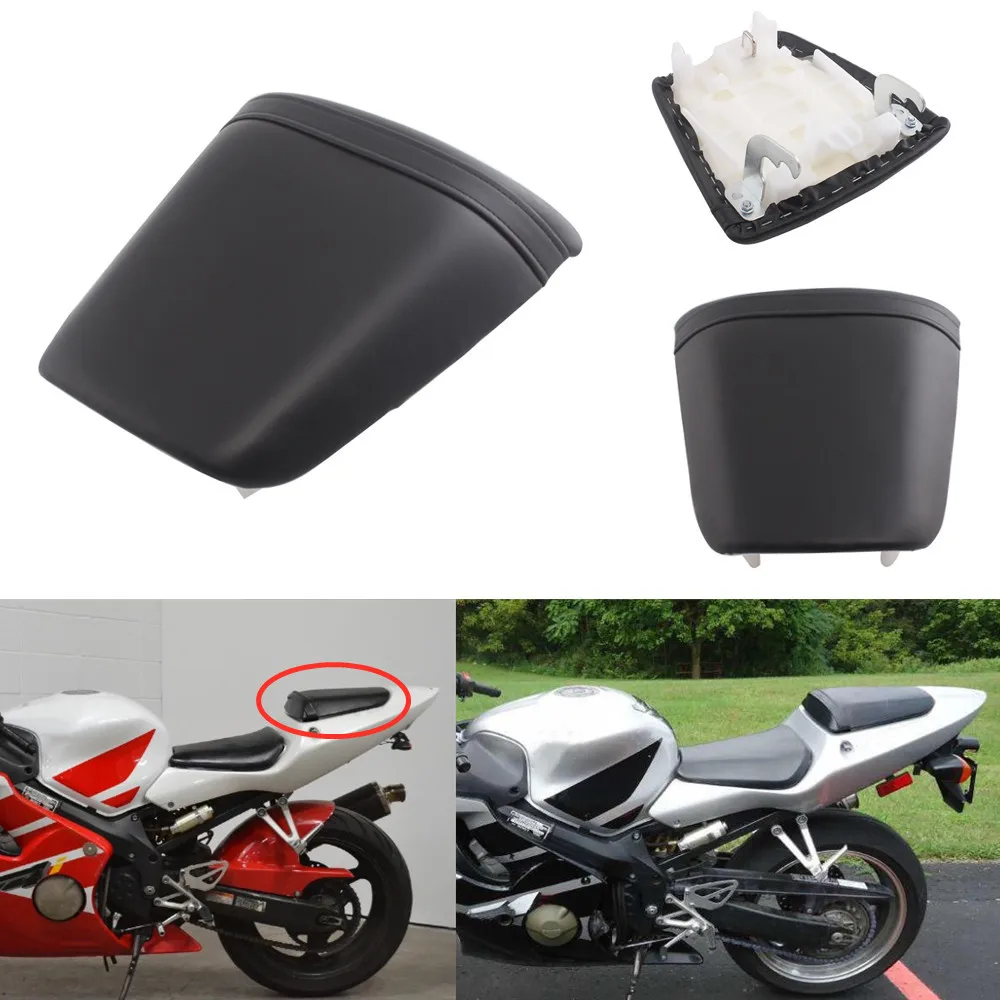 

Motorcycle Black Rear Pillion Passenger Cowl Seat Cushion For Honda CBR600 F4i CBR 600RR CBR600RR cbr 2001-2007 moto accessories