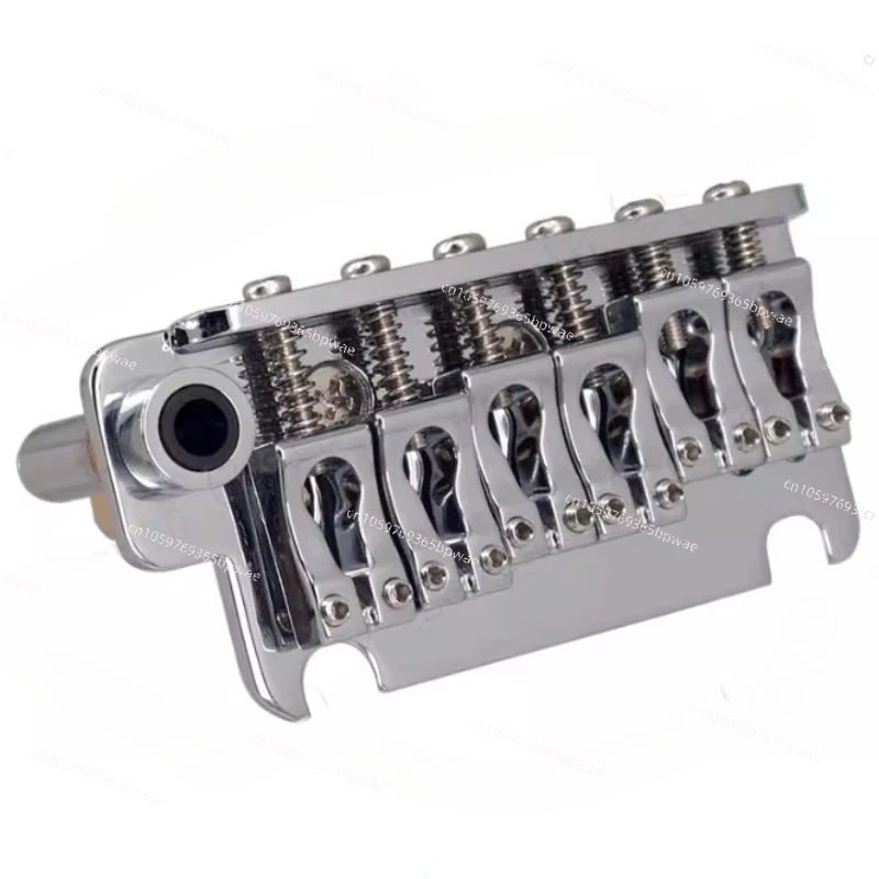 6 Strings Roller Saddle Tremolo Bridge System Electric Guitar Repair Parts Replacement Kit with Bar Screws