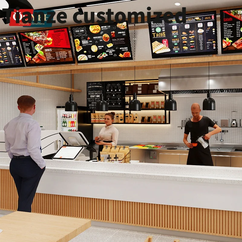 Customized-Bubble Tea Store Cafe Front Interior Design Coffee Shop Cabinet Coffee Shop Counter Bar Coffee Shop Counters