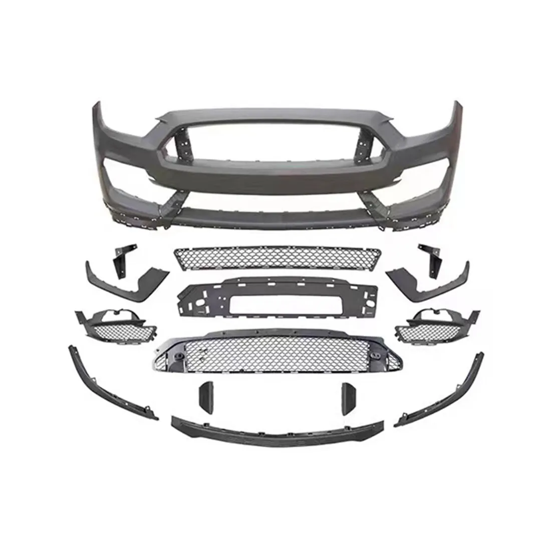 High Quality Car Parts Car Body Kit for Ford Mustang To GT350 Model 2015-2017 Including Front Bumper Assembly with Grille