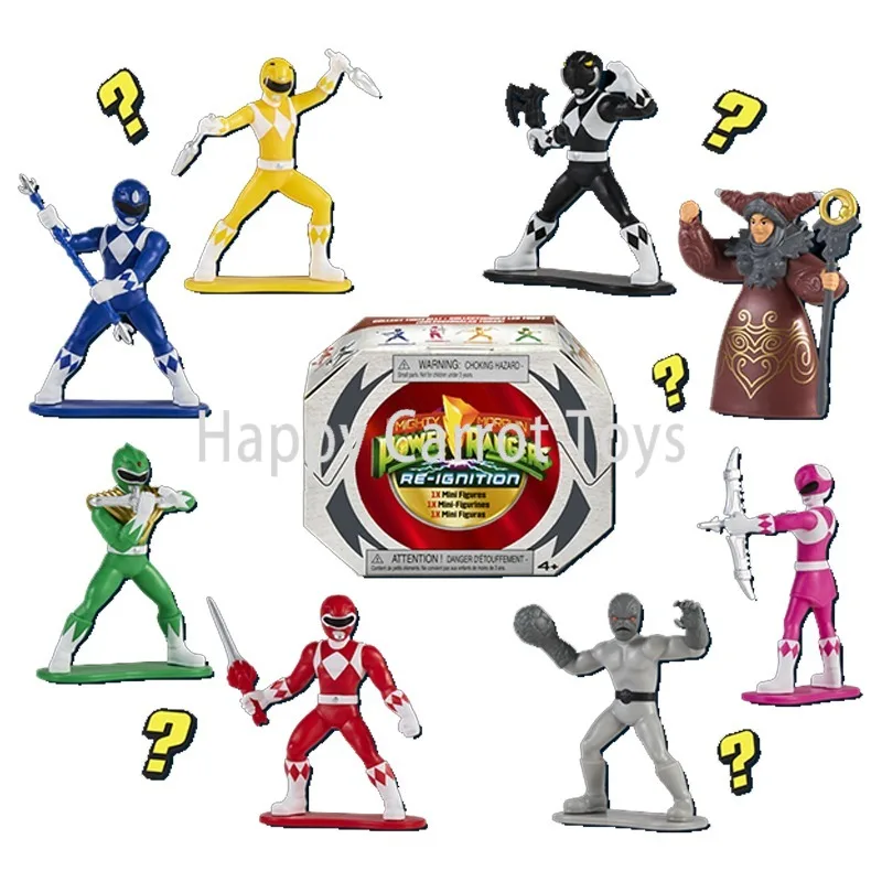 Оригинальная мини-фигурка Power Rangers Re-Ignition в слепой коробке, 6–8 см, с подставкой и эксклюзивными аксессуарами, Рита Реплуса, коллекционная детская игрушка