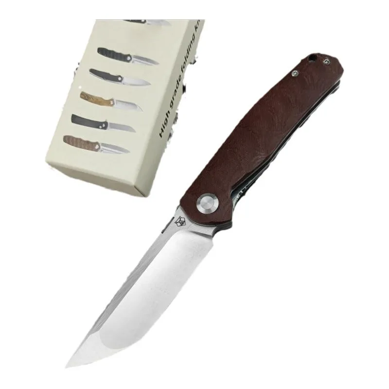 Bear Head -DIY personality handy mini knife Outdoor survival hunting knife Folding knife Diving hobby sharp fruit knife