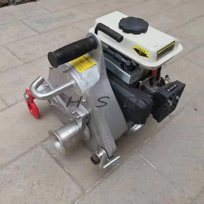 Petrol Engine Powered Cable Traction Puller Winch Diesel Grinding Machine Wiring Accessories